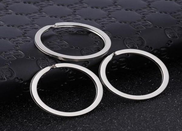 

17x28mm metal key ring keychain for car keys chain round split fashion flat keyrings keychain charms whole gifts for women8592864, Slivery;golden