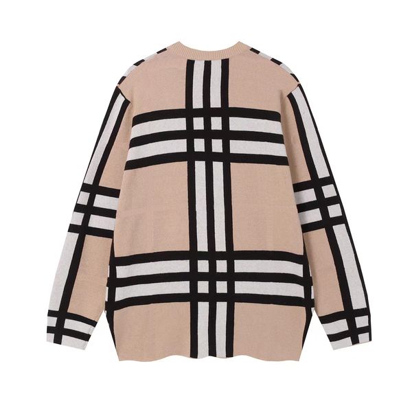 

men sweater designer sweater women jacket cashmere cardigan knitted v-neck loose striped sweater thin ladies trench coat-yy22, White;black