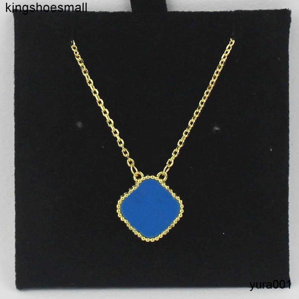 

15mm fashion classic4/four leaf clover necklaces pendants mother-of-pearl stainless steel plated 18k for women girl valentine's mother&, Silver