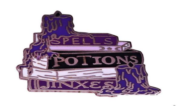 

pins brooches purple spells book stack pin wizardry potions badge black flame candle brooch witchcraft jewelry halloween magic lit5081653, Gray