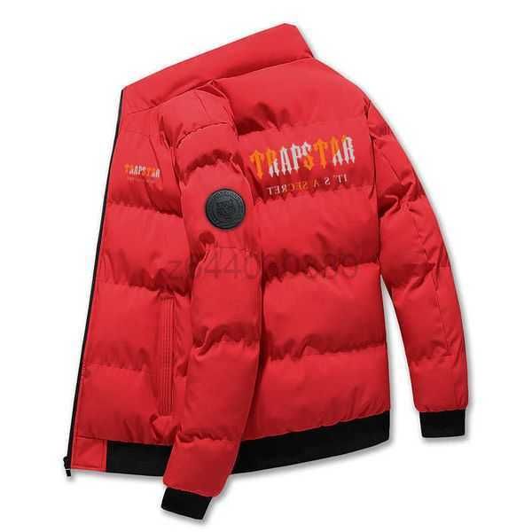 

men's jackets printed trapstar padded jacket men autumn and winter warm windproof short with mandarin collar large canada 4 um9j um9j, Black;brown