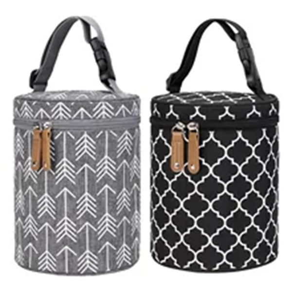 

breastmilk cooler bag insulated baby bottle bag er lunch bag perfect for daycare travel back to work nursing mom, Black