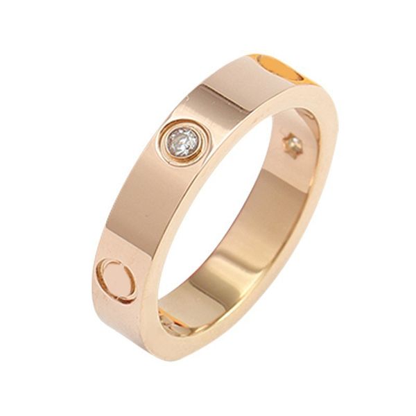

lovers couple rings gift love screw ring mens rings classic luxury designer jewelry women titanium steel gold-plated gold silver rose never
