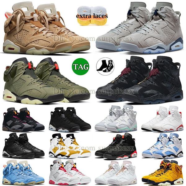 

original basketball shoes jumpman 6 6s ts british khaki olive singles day chinese knotting georgetown mens women sneaker aqua red oreo hare