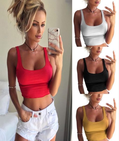 

crotch summer women039s tank solid 4 colors casual 5946075, White