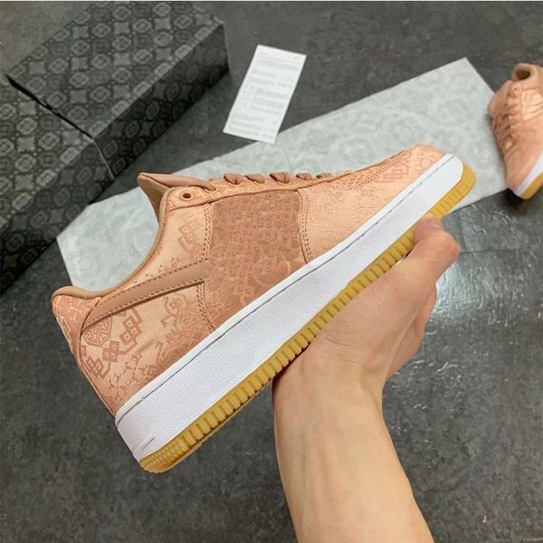 

2022 clot x 1 mid fearless basketball shoes 1 07 blue silk double ribbed version mens womens running sport sneakers 36-45 rr9, Black