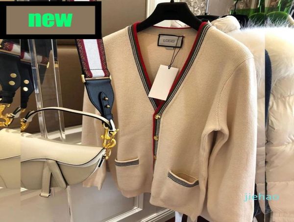 

women long sleeve sweater woman vneck knit cradigan coats geometric lady t shirt sweater autumn trendy outdoor s9156686, White;black