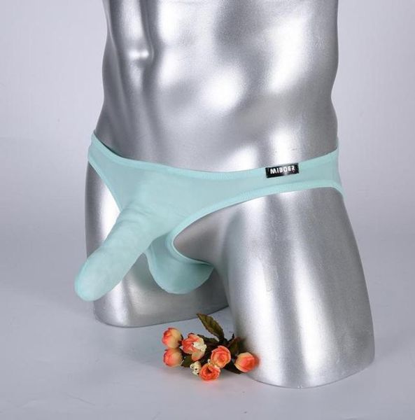 

underpants men039s underwear brief elephant nose bulge pouch ice silk seamless breathable male boxers1826680, Black;white