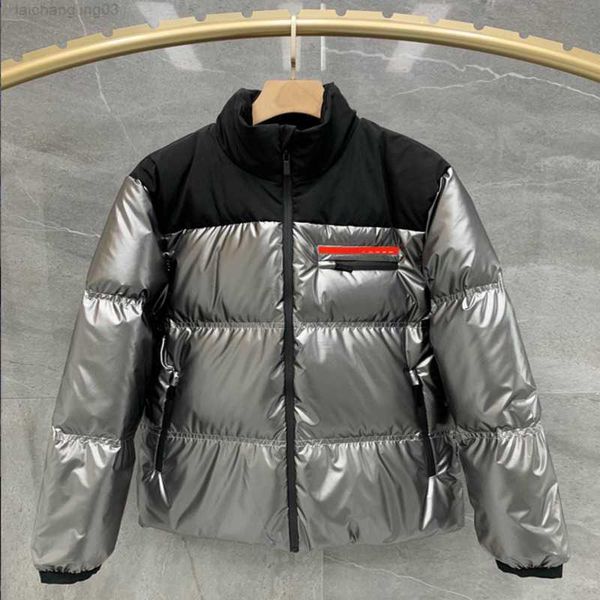 

prad mens down coat jacket outdoorwearine designer luxury gift damavand shine panelled padded triangle brandy6ml, Black