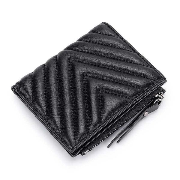 

wallets luxury designer genuine leather women's wallet 2022 new fashion women's wallet sheepskin coin card holderstylishhandbagsst, Red;black