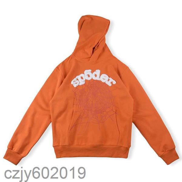 

mens hoodie sp5der young thug 555555 hooded designer high foam women autumn print embroidery spider web graphic pink sweatshirts y2k pullove, Black