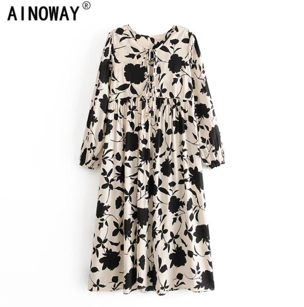 

vintage chic women flare sleeve purple floral print beach bohemian vneck maxi dress ladies rayon summer boho dress3775301, Black;gray