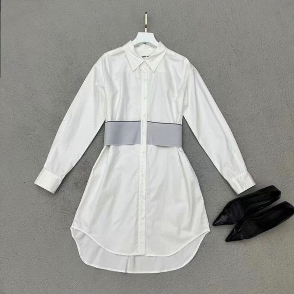 

designer womens basic dresses casual shirt stretch tight waist fashion party skirts ladies casual dress clothing s  l v4jk#, Black;gray