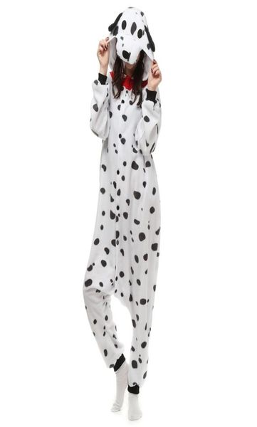 

dalmatian dog women039s and men039s animal kigurumi polar fleece costume for halloween carnival new year party welcome drop 7737337, Black;red