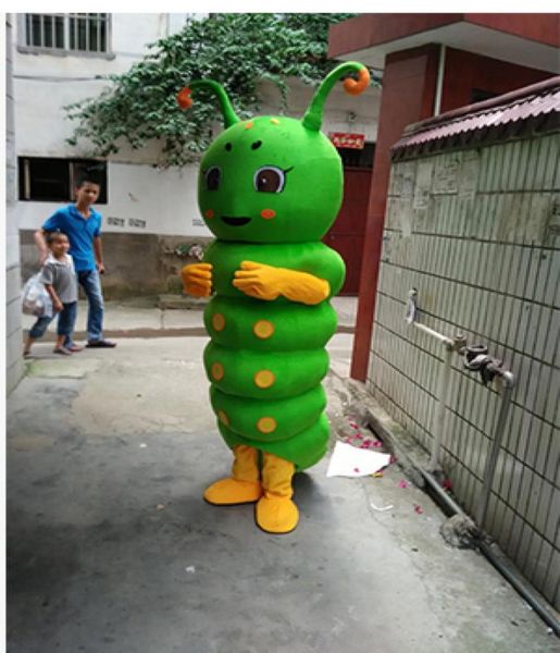 

mascot costume 100 real picture caterpillar mascot costume for 4266396, Red;yellow