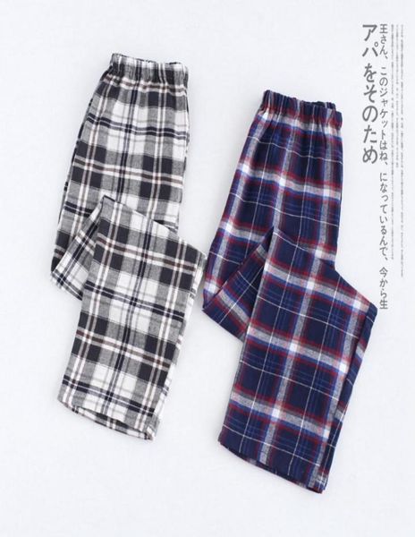 

plus size 100 brushed cotton lattice mens sleep bottoms comfort pajama simple sleepwear pants pijamas male sheer pyjama trouser1216332873, Black;brown