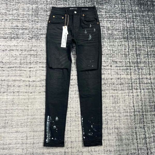 

purple4 mens jeans black cargo pants designer jeans skinny stickers light wash ripped motorcycle rock revival joggers true religions casual, Blue