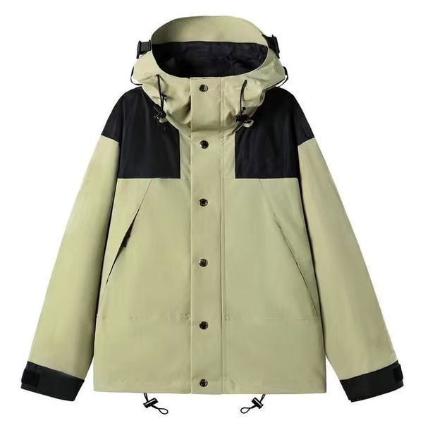 

men's jacket spring fall coat designer fashion white hooded jacket sport trench coat casual zipper coat men's coat clothing jacket, Black