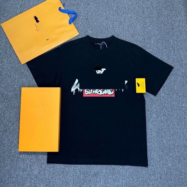

mens designer t shirt casual man womens tees with letters print short sleeves sell luxury men hip hop clothes asian size m-4xl.pd12, White;black