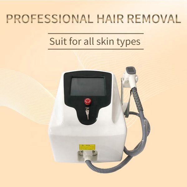 

wholesale price portable laser hair removal machine 3 waves 808nm diode laser skin rejuvenation non-invasive for all type skin use, Black