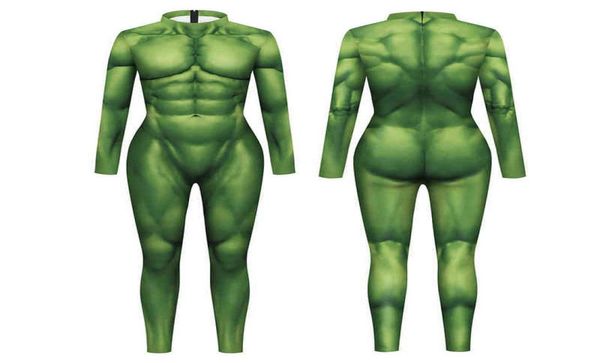 

stage wear superhero bruce banner hulk cosplay come men women jumpsuits halloween party tights zentai bodysuit suit t21905796, Black;red