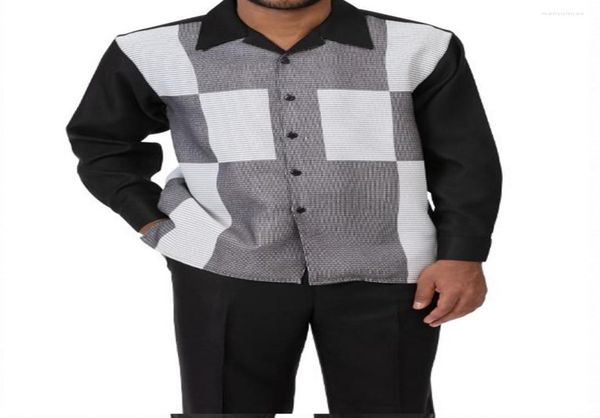 

men039s tracksuits men39s casual walking suit shirt two pants trend fashion outdoor 215748, Gray
