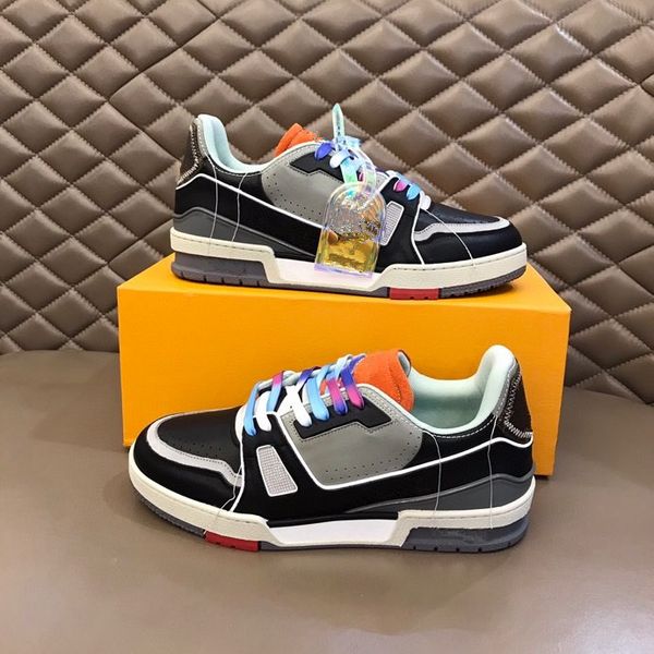

new luxurys designer men's and women's shoes casual board shoes black and white sneakers skateboard shoes running sports designers