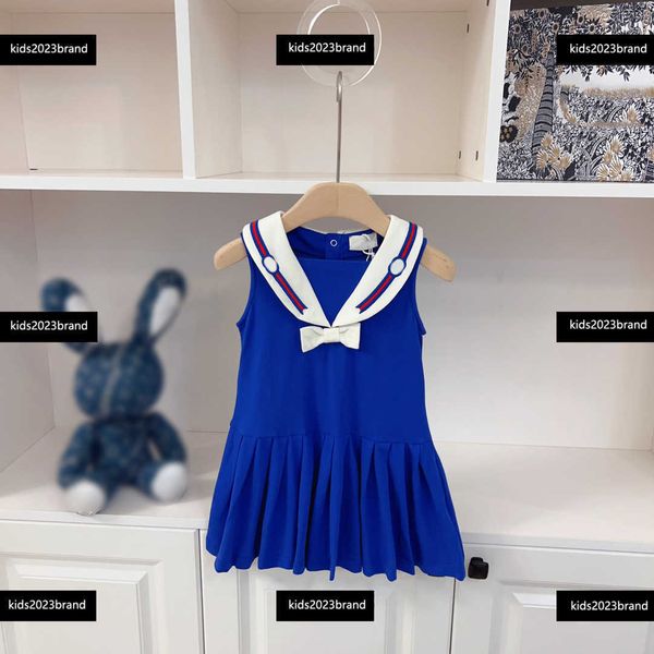 

baby dress girl embroidered lapel dress fashion stripe design skirt size 100-160 cm new product april07, Red;yellow
