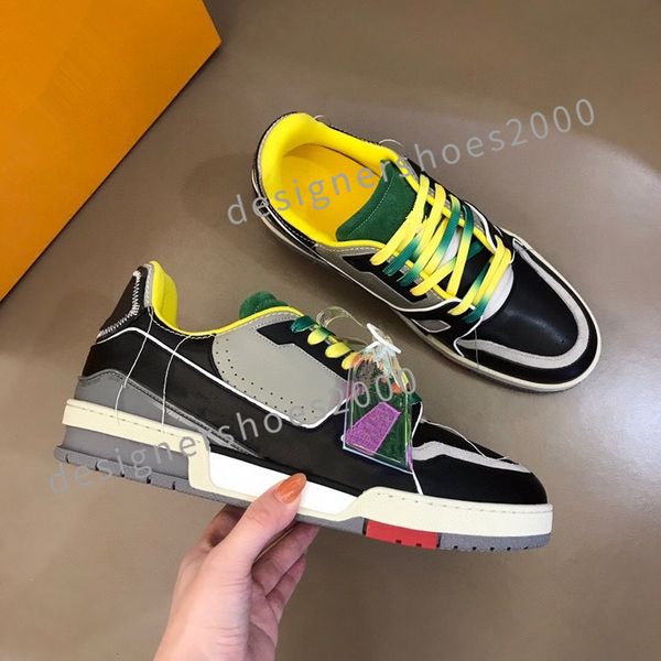 

2023 nwe sneakers designer star casual shoes classic dirty shoe mid double height bottom trainers leather glitter golden women man size39-44, Black