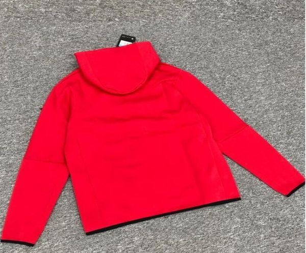 

tech fleece mens hoodies space cotton jackets womens tracksuit muti colors1619158, Black