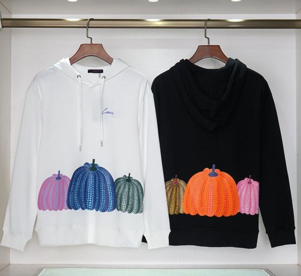 

women's sweatshirts 2023 autumn/winter new women's hooded sweater designer brand pure cotton men's and women's sweater, Black