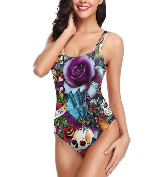 

women039s swimwear women 2021 exotic bikinis ed hardies y2k cyber swimsuit one piece vintage beach wear for6179467, White;black