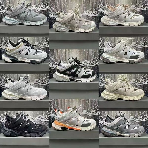 

2023 casual shoes triple sneakers clear nitrogen crystal outsole running shoes men's and women's sneakers black white green size 3