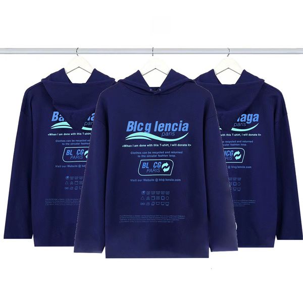 

blcg lencia autumn winter oversize hoodies men carbonized compact spinning fabric wardrobe sweatshirts warm plus size brand clothing blcg723, Black