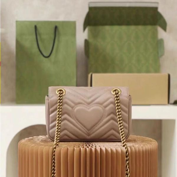 

women designer bags handbags chain shoulder bag 2g letter stylish metal classic marmont ladies leather cross body pure color weekend luxury