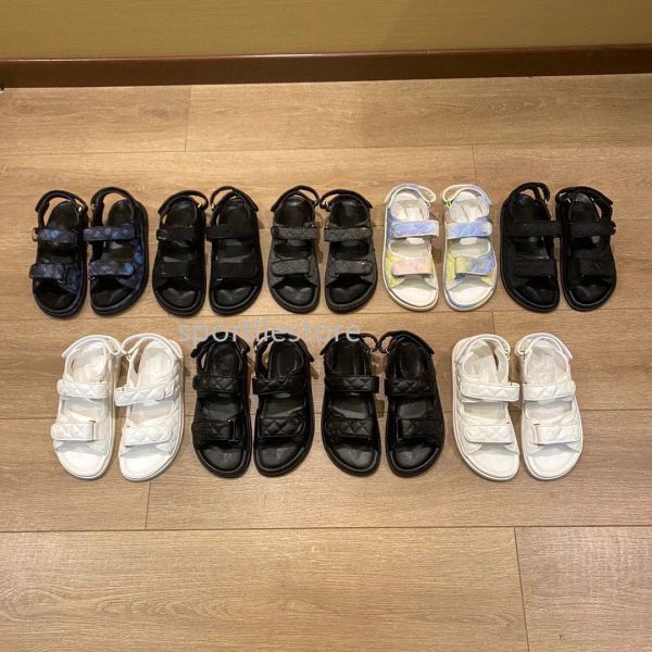 

cowhide beach sandals candy color flats shoes women's leisure designer outdoor luxury slipper women's flat bottom comfort s gbr, Black