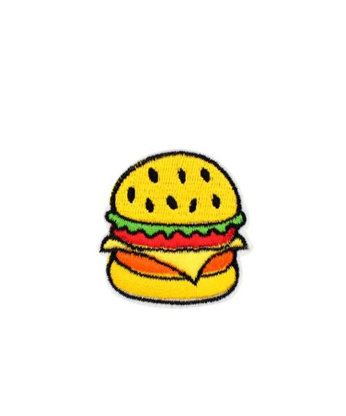 

10 pcs hamburger embroidered patches for kids clothing iron on transfer applique food patch for jeans diy sew on embroidery badge 5284608, Black