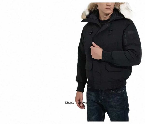 

men's fashion winter jackets comfortable soft down jacket casual designers slim canadian goose outdoor thickened designer f7qb#, Black