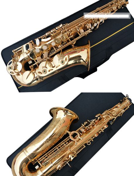 

super action r54 series ii flamingo gold alto eb tune saxophone 54 model e flat sax with reeds case mouthpiece professional