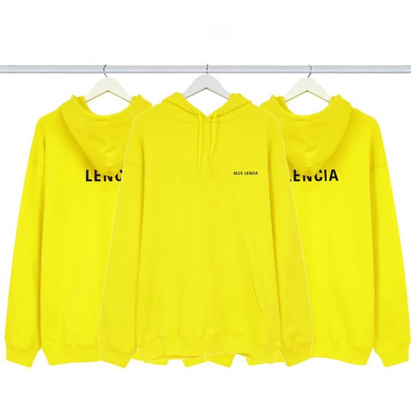 

blcg lencia autumn winter oversize hoodies men carbonized compact spinning fabric wardrobe essentials sweatshirts warm plus size brand cloth, Black