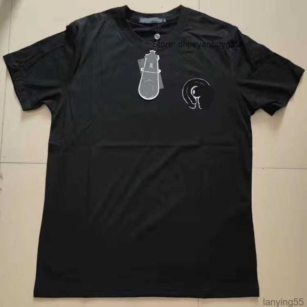 

fashion brand ch men's t shirts back overlapping sanskrit horseshoe print designer classic cross retro cotton short-sleeved street hip, White;black