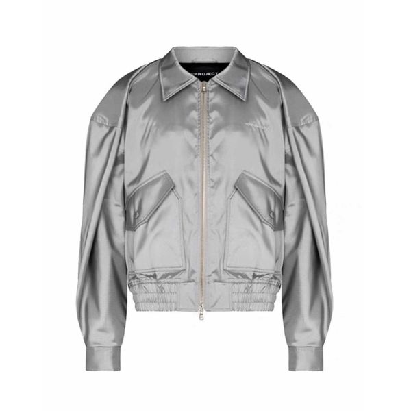 

men's jackets yproject silver show dropped shoulder flying jacket men's autumn and winter high street loose vibe style cotton coat, Black;brown