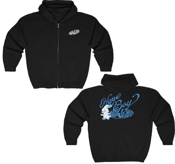 

kpop new jeans merch zip up hoodie women men harajuku sweatshirt kpop newjeans bunny zipper hooded jacket outerwear3000376, Black