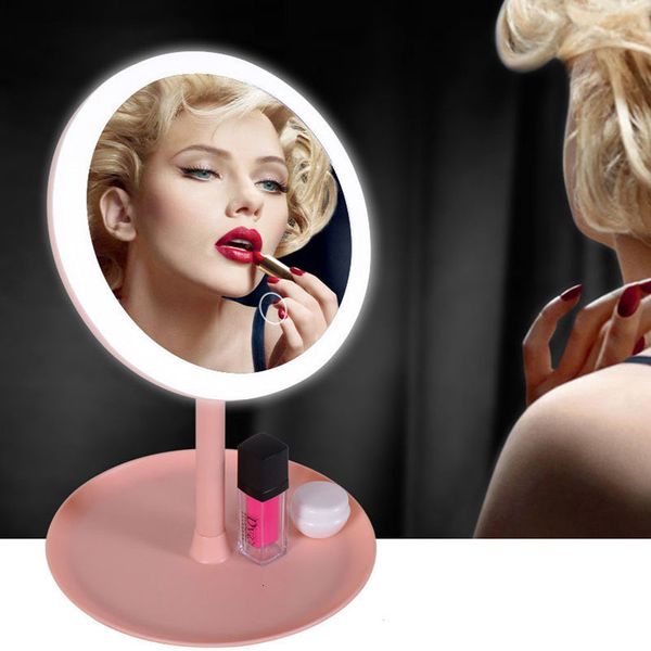 

compact mirrors makeup mirror with led mirrors magnifier standing mirror touch screen adjustable lights cosmetic mirror vanity mirror makeup