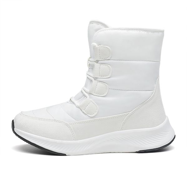 

snow boots new winter cotton shoes high shoes women's shoes snow shoes, and tidal shoes san san 1919 01, Black