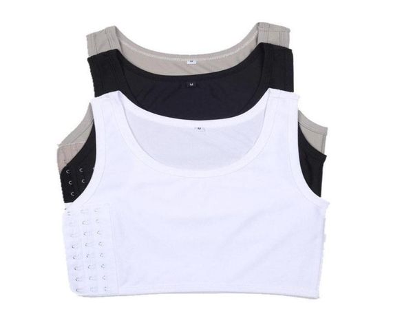 

women039s shapers chest breast binder plus size tomboy trans short shaper corset les lesbian undershirt women cosplay vest tank4365332, Black;white