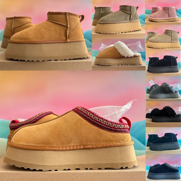 

ankle fur snow boots designer available in various styles in australia, women's indoor thickened sole, winter insulation, fluffy boots, Black