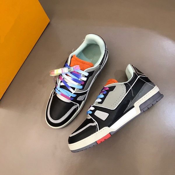 

new luxurys designer men's and women's shoes casual board shoes black and white sneakers skateboard shoes running sports designers