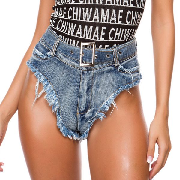 

summer women high waisted denim shorts, girls briefs ultra short denim pants for beach party 679#, White;black