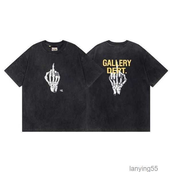 

hip-hop shirt letter mens old t dept galleryes washed shirts splash-ink 2023 street oversize short sleeve cpu4 9cfs4, White;black